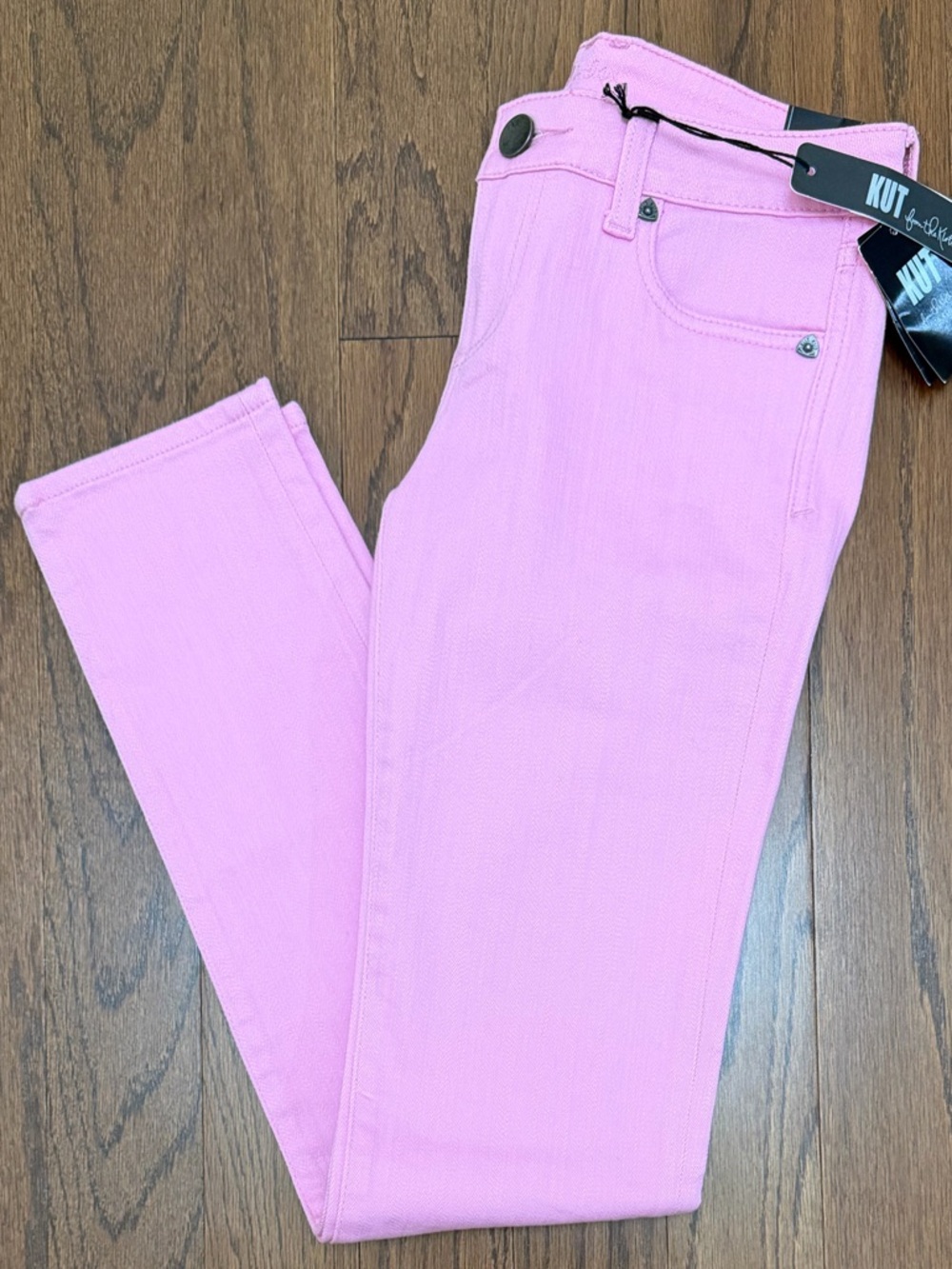 Kut from the Kloth Diana Skinny Jeans Pink Columbus Candy NWT